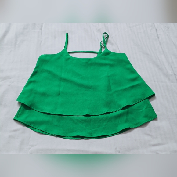Ginger Solid Layered Spaghetti Top - Picture 7 of 13